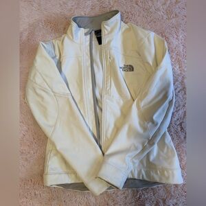 The North Face Cream Full-Zip Hoodie